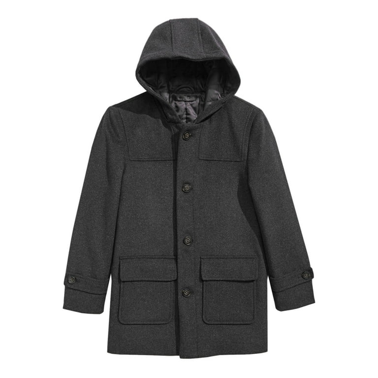 Boys grey duffle coat sale