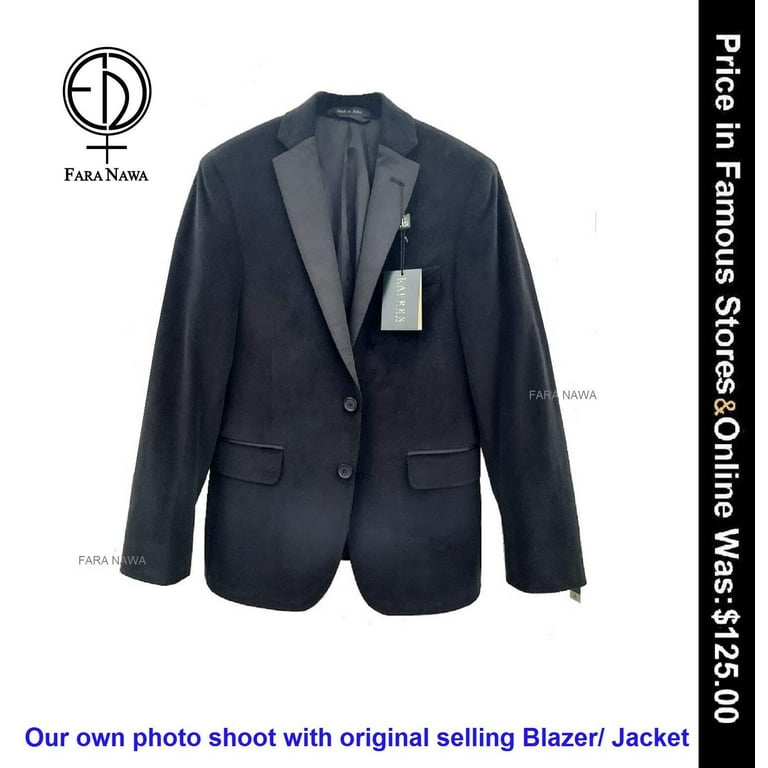 Lauren Ralph Lauren Boys Formal Solid Velvet Blazer Tuxedo Jacket. 12R