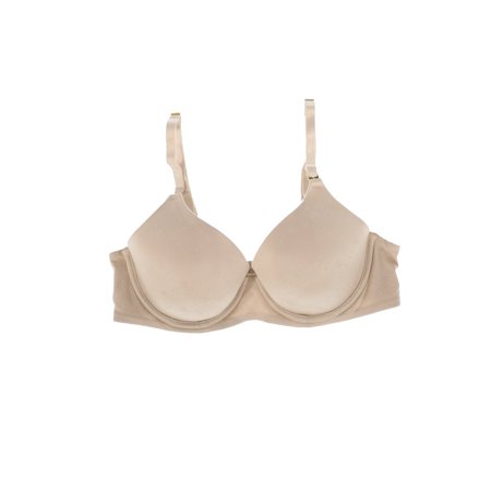 Lauren Ralph Lauren Women's Comfort Bra Support Logo Light Truffle 34B New