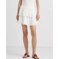 thumbnail image 1 of Lauren Ralph Lauren Eyelet-Embroidered Cotton Miniskirt, 1 of 4