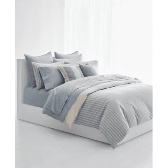 Lauren Ralph Lauren Graydon Bold Stripe Duvet Cover, King - Dune and Chambray