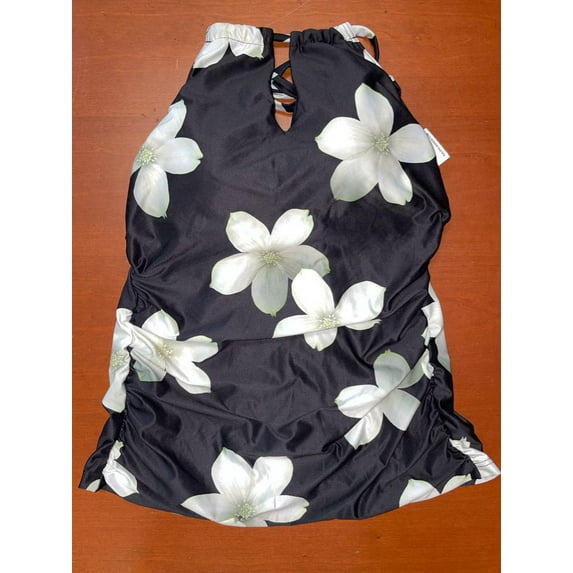 Lauren Ralph Lauren High-Neck Keyhole Tankini Top Size 10