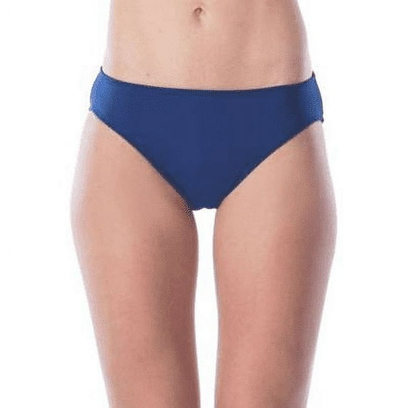 Lauren Ralph Lauren INDIGO Solid Hipster Bikini Swim Bottom, US 6