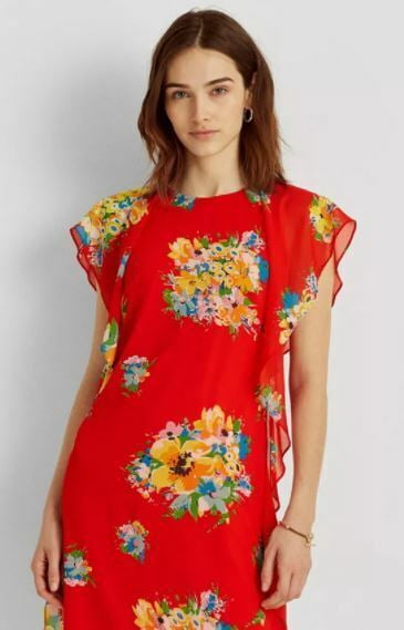 Lauren Ralph Lauren Lace Petite Floral Ruffle Sleeve Dress Size 4P 4 P - Walmart.com Lauren Ralph Lauren Lace Petite Floral Ruffle Sleeve Dress Size 4P 4 P - Walmart.com