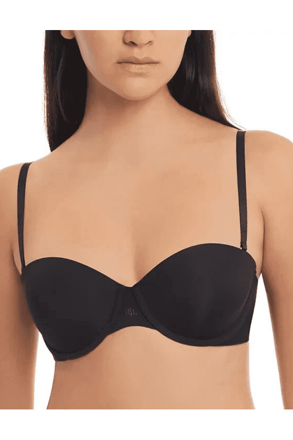 Luxe Smoothing Convertible Strapless Bra - BLACK 36DD