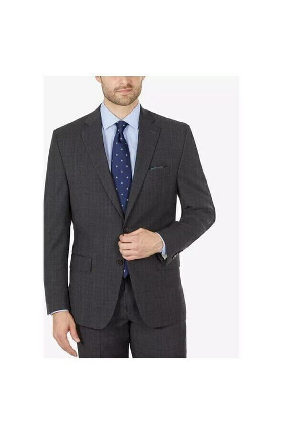 Ralph Lauren Mens Ultraflex ClassicFit Wool Suit Jacket Gray Size 44S MSRP $450