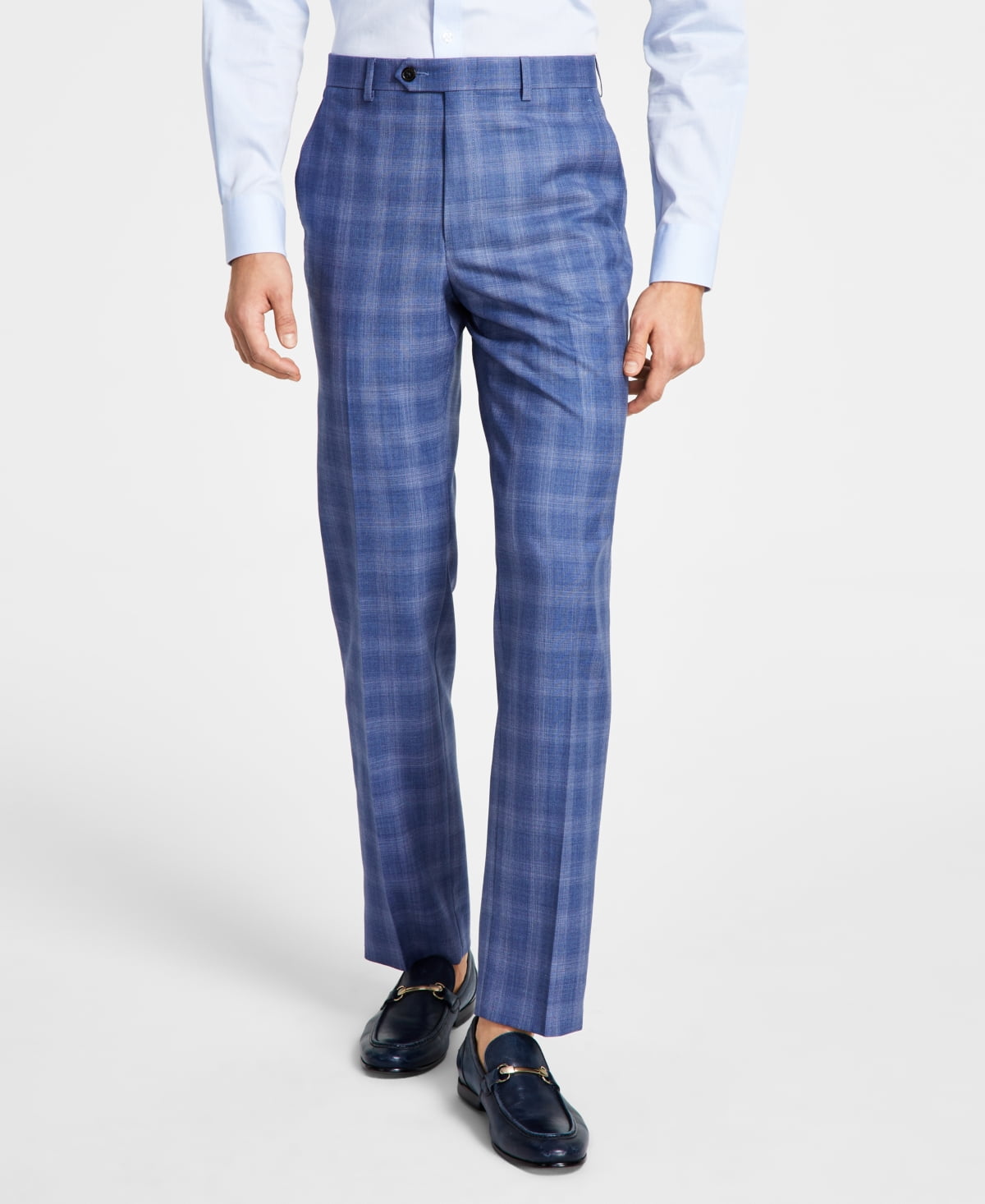 Lauren Ralph Lauren Men's ClassicFit Dress Pants Blue Plaid 40 x 34