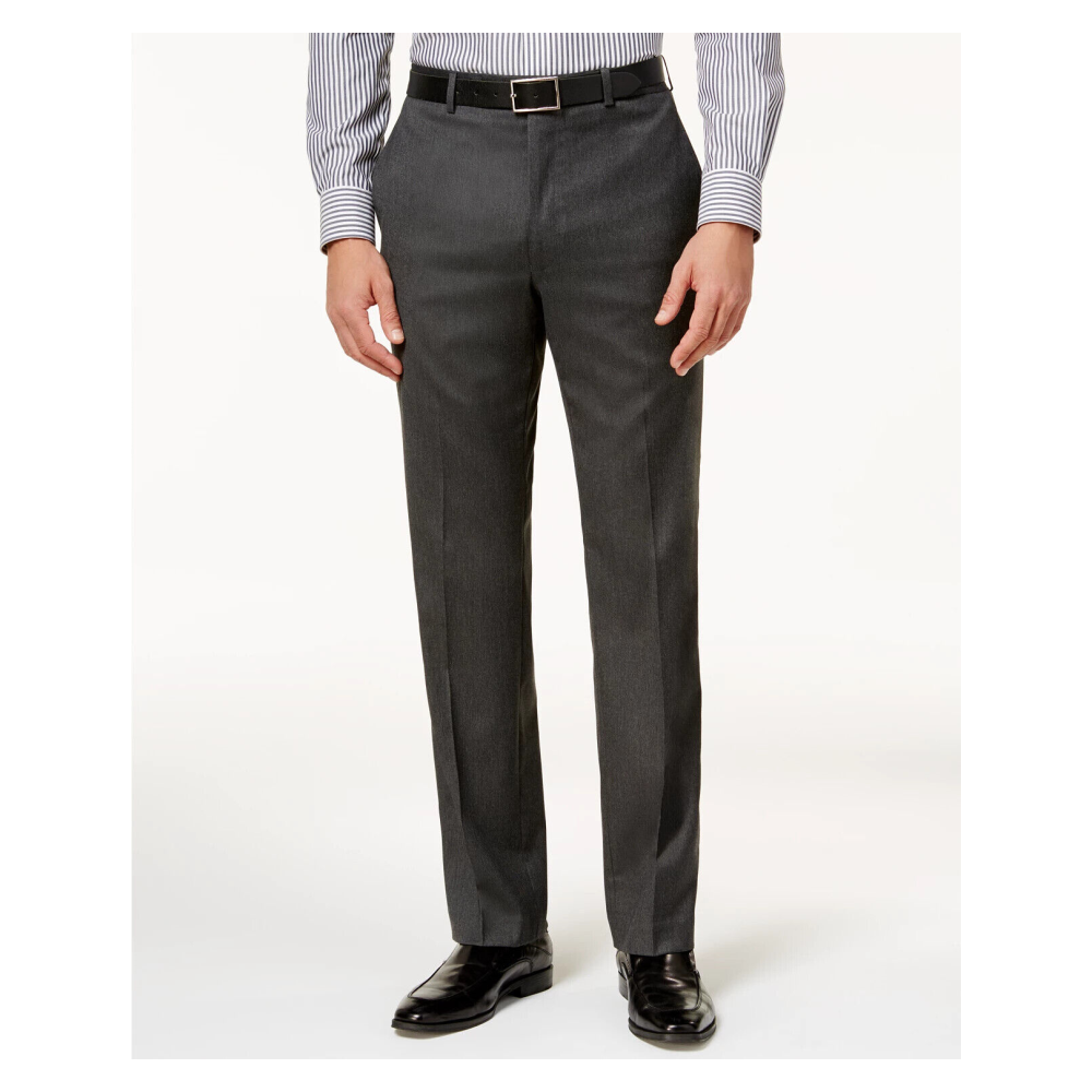 green emerald velvet dress Hisdern Flex 301 Men's Golf Pants Classic Fit Stretch Dress Pants for main image 0