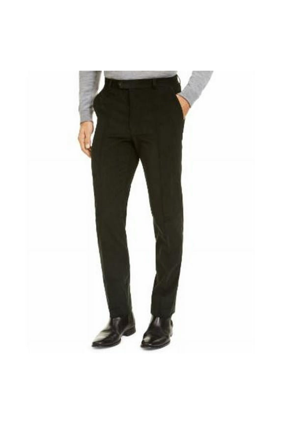 Mens Classic-Fit Stretch Corduroy Performance Pants Green, 3830