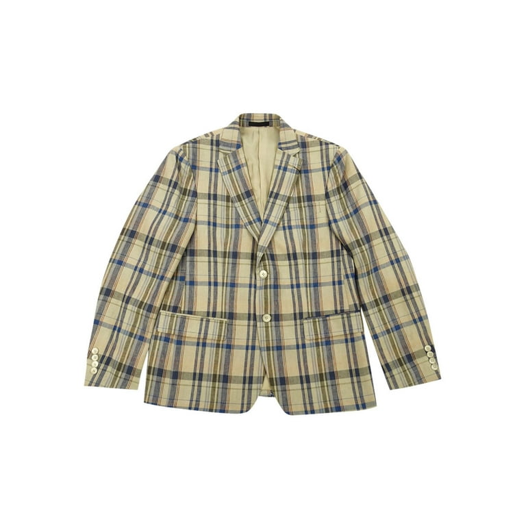 Ralph lauren tan linen blazer online