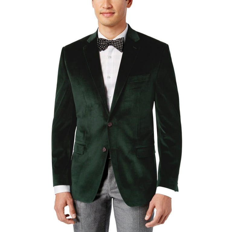 Lauren Ralph Lauren Men s Classic Fit Velvet Sport Coat Hunter Green 44L
