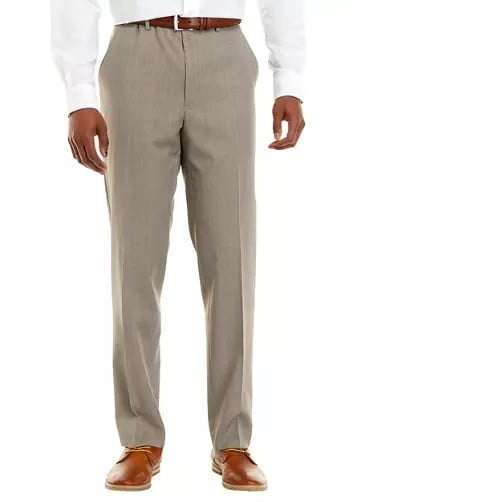 Lauren Ralph Lauren Men's Tan Tic Weave Slacks Tan B4HP $190 (Regular,32,32 in)