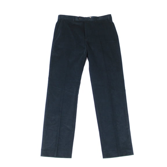 Lauren Ralph Lauren Mens Classic-Fit Cotton Corduroy Dress Pants 33W x 32L Navy