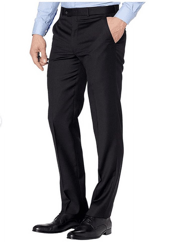 ralph lauren classic fit dress pants Lauren Ralp Lauren Regular Fit Solid Tan Flat Front Cotton Dress Pants