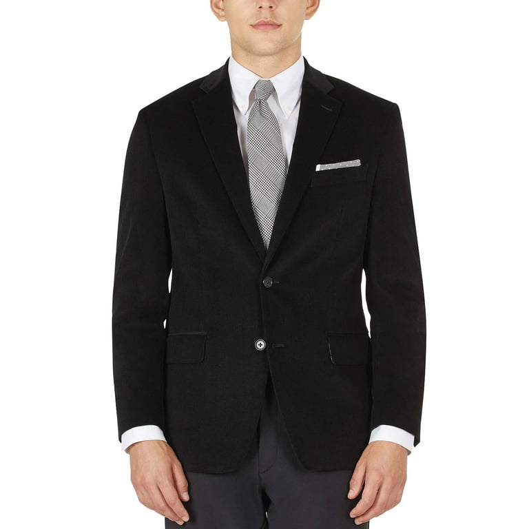 Lauren Ralph Lauren Mens Classic Fit Elbow Patch Corduroy Sportcoat 44S Black Walmart
