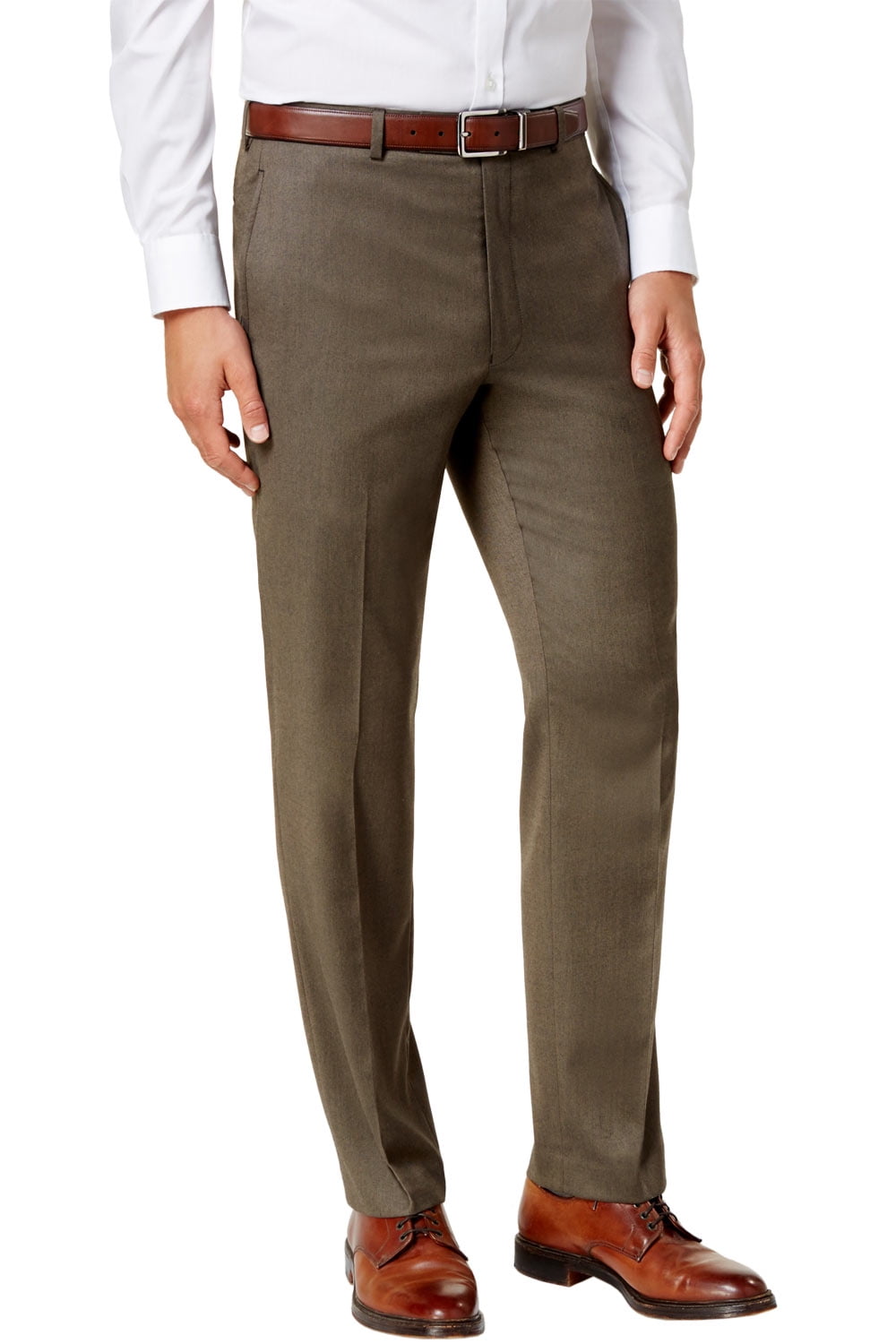 Lauren Ralph Lauren Mens Classic-Fit Microtwill Dress Pants 38W x 34L Taupe  - Walmart.com