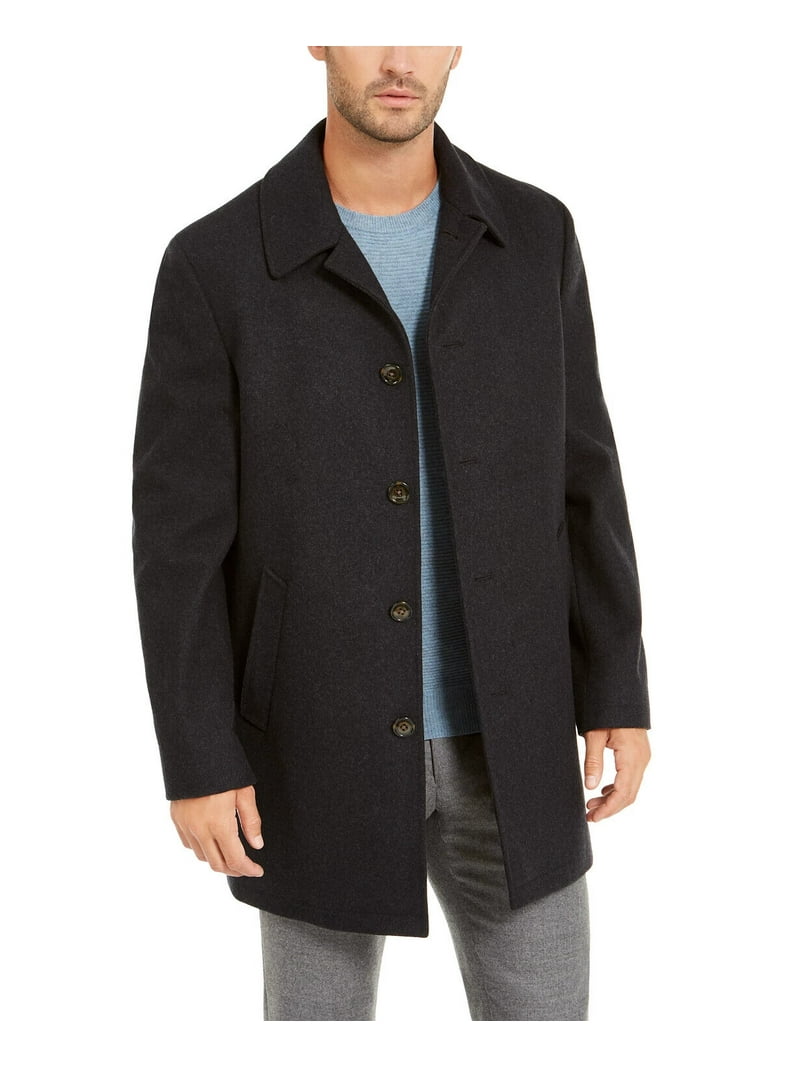 Lauren Ralph Lauren Mens Classic-Fit Wool Blend Coat 58 Regular