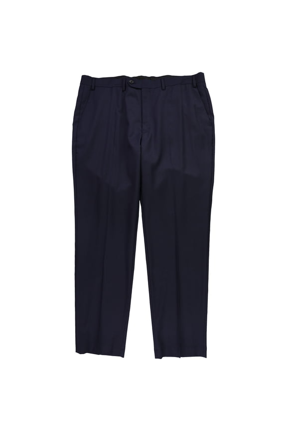 Ralph Lauren Mens UltraFlex Stretch Dress Pants Slacks, Blue, 30W x 29L