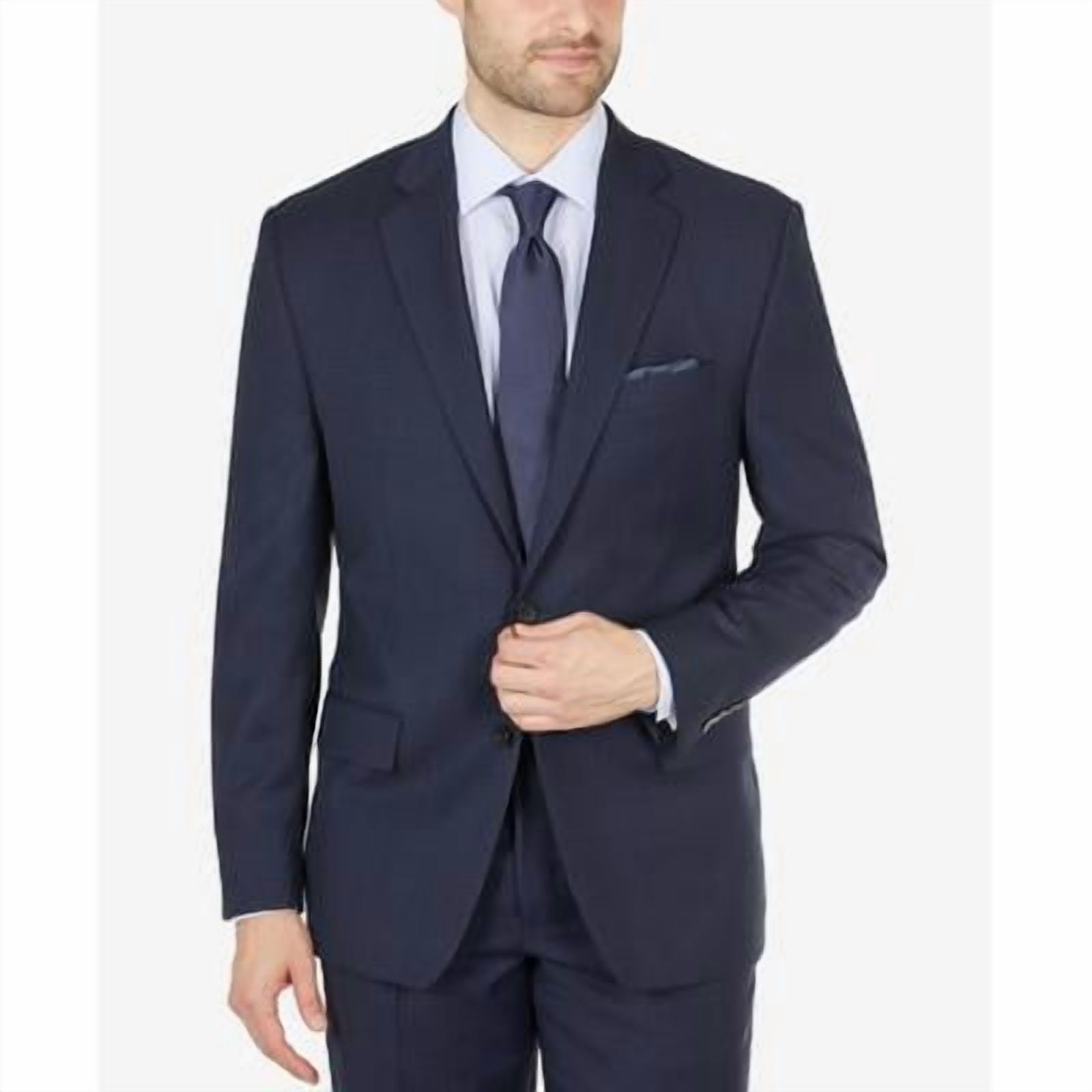 Lauren Ralph Lauren Mens Classic fit Suit Jacket Blazer 38 S Navy