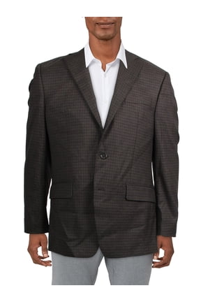 Mens Lexington Checkered Classic Fit Two-Button Blazer