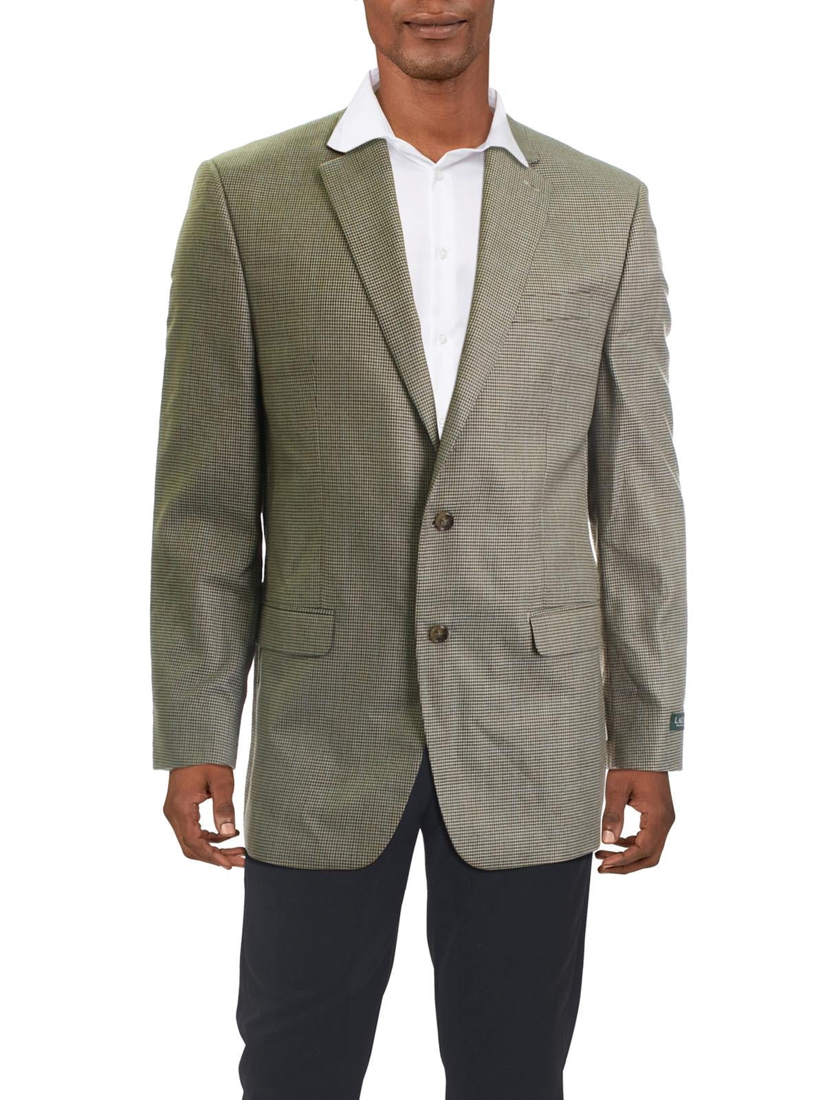 Lauren Ralph Lauren Mens Lexington Houndstooth Two Button Suit Jacket Walmart
