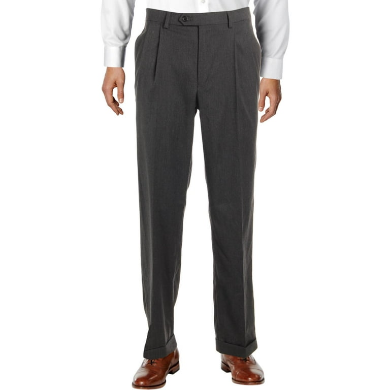 Lauren Ralph Lauren Mens Pleated Cuffed Hem Dress Pants Walmart