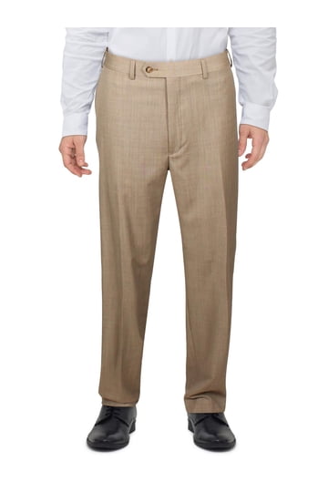 men's wool blend classic-fit ultraflex stretch dress pants Lauren Ralph Lauren Mens Classic fit Dress Pants 38 / 30 Grey Solid