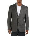 thumbnail image 1 of Lauren Ralph Lauren Mens Wool Blend Plaid Two-Button Blazer, 1 of 2
