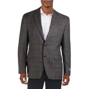 Lauren Ralph Lauren Mens Wool Blend Plaid Two-Button Blazer