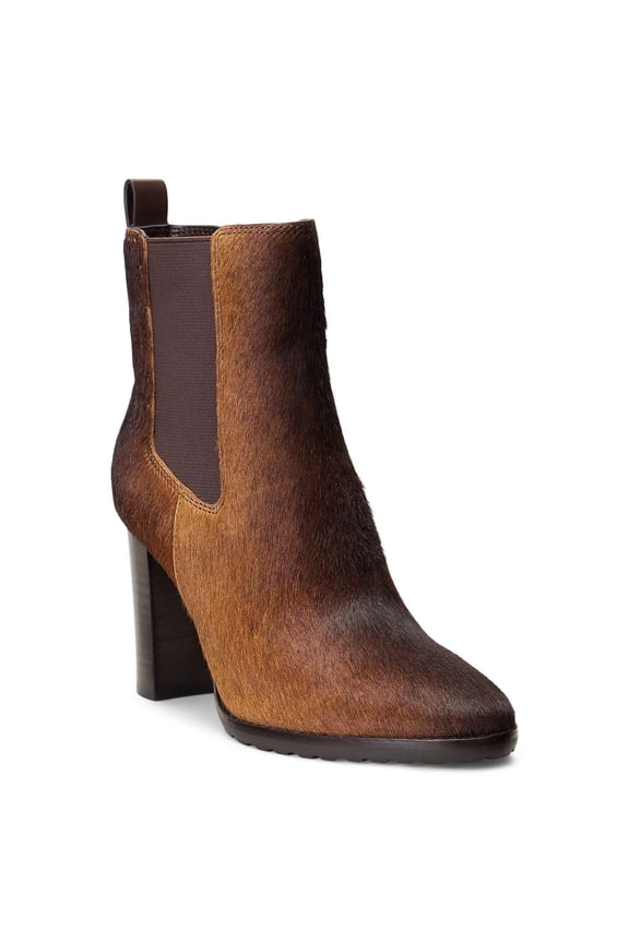 Mylah Ombr? Haircalf Bootie Dark Brown Ombre/Chestnut Brown 8 B (M)