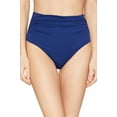 thumbnail image 1 of Lauren Ralph Lauren NAVY High-Waist Tummy-Control Bikini Swim Bottom, US 12, 1 of 7