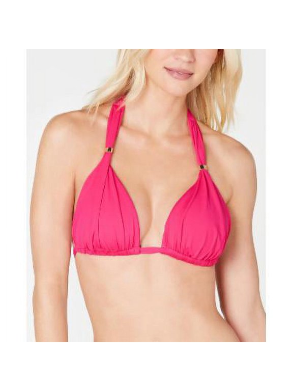 ORCHID Beach Club Triangle Halter Bikini Swim Top, US 16