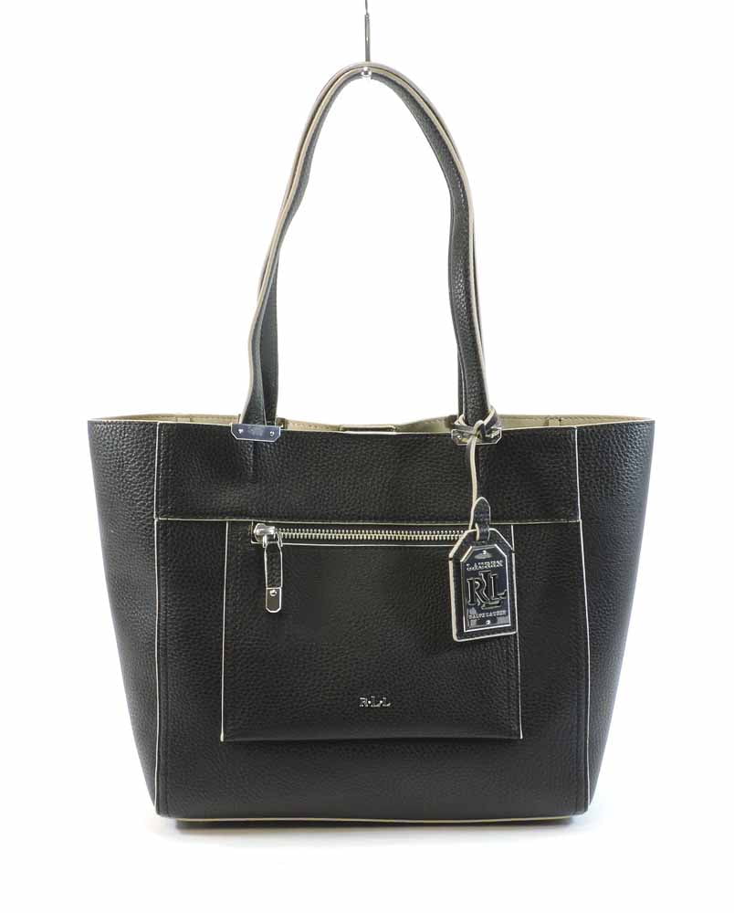 LAUREN RALPH LAUREN Paley Lorraine Shopper Tote, Black