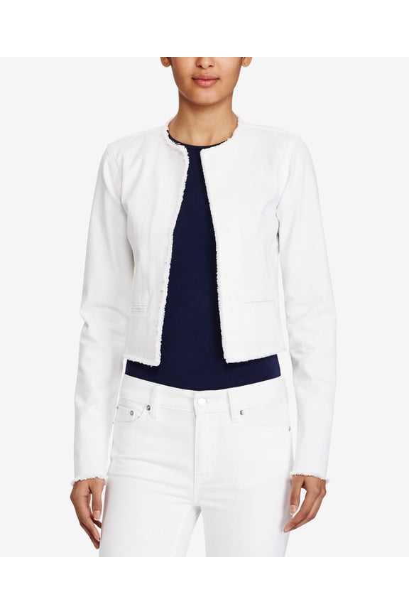 Petite Twill Jacket White PS