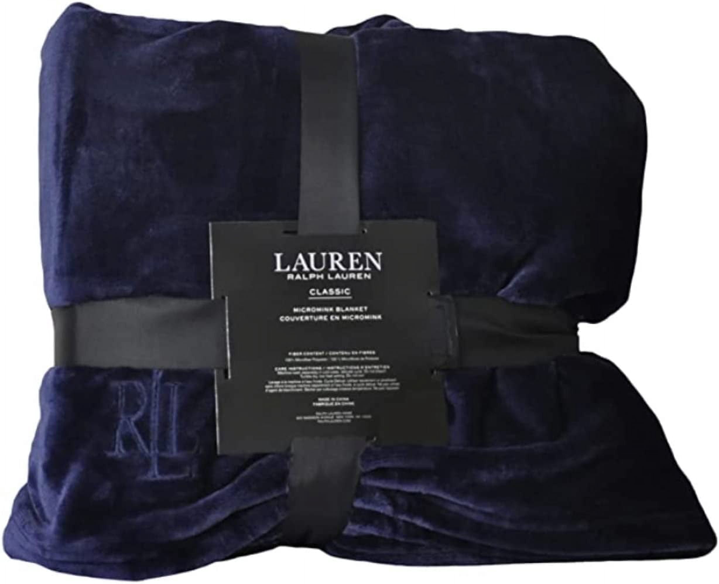 Lauren Ralph Lauren Micromink Plush Blanket