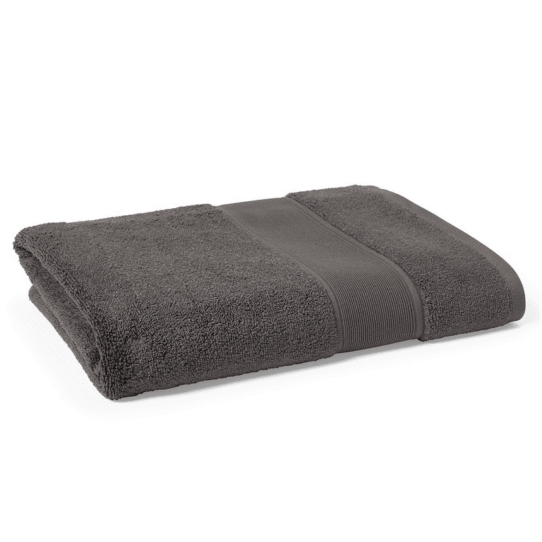 Lauren Ralph Lauren Sanders Antimicrobial Cotton Solid 30 x 56 Bath Towel Charcoal Walmart