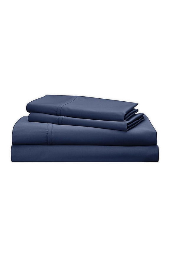 Lauren Ralph Lauren Spencer 475-Thread-Count Queen Sheet Set in Navy