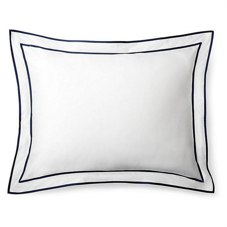 Lauren Ralph Lauren Spencer Border King Pillow Sham in Navy Walmart