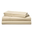 thumbnail image 1 of Lauren Ralph Lauren Spencer Solid Sateen Queen Sheet Set, Flax, 1 of 1