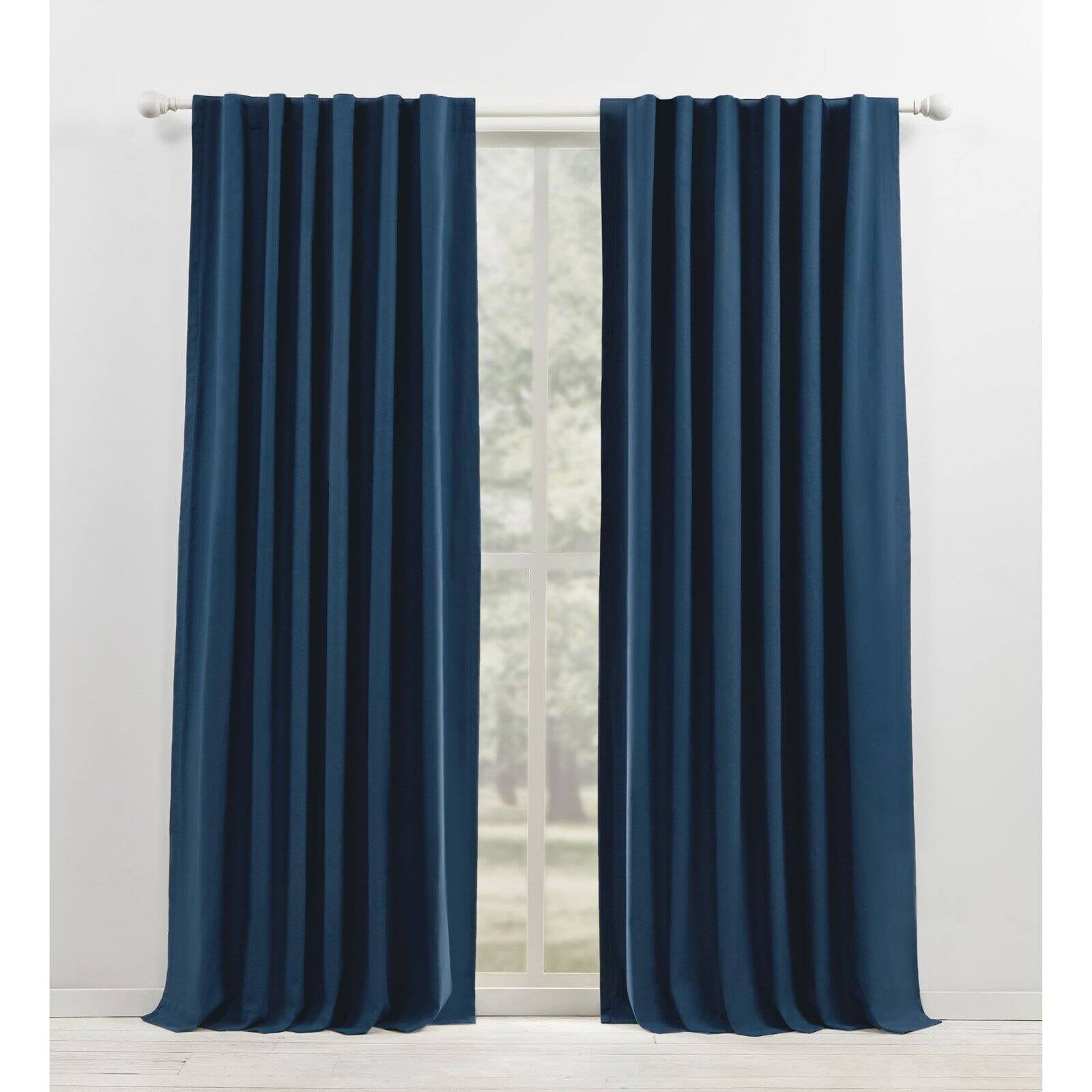 Taupe Velvet Blackout Rod Pocket Curtain Panel 52" x 96"