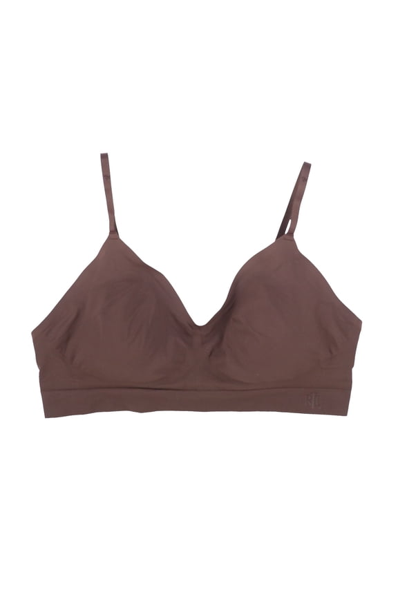 Women's Bra Luxe Smoothing Wireless Espresso 2X-Large New