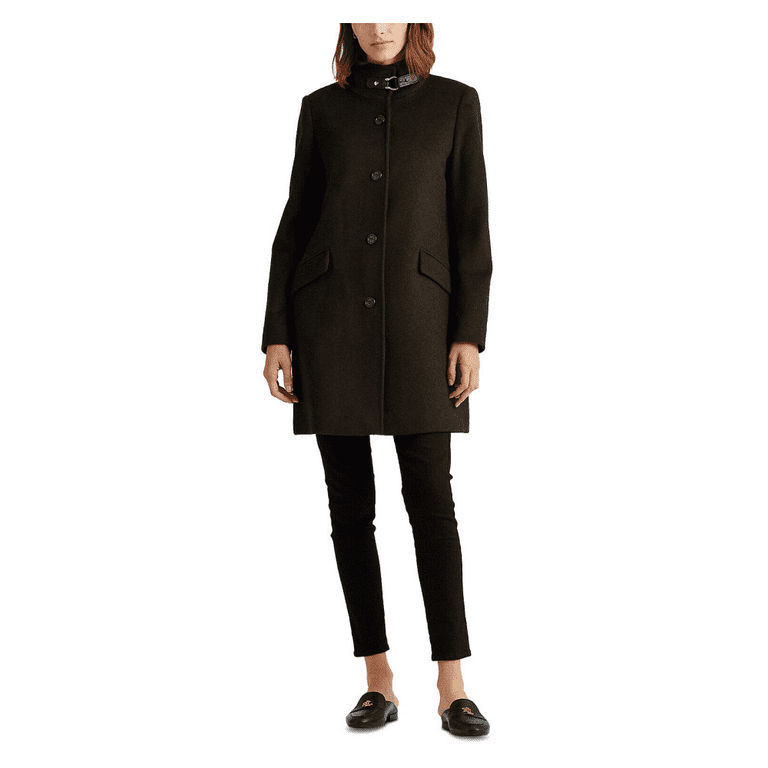 Lauren Ralph Lauren Women's Buckle-Collar Coat,2 - Walmart.com