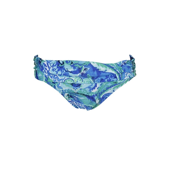 Lauren Ralph Lauren Women's Full bottom coverage Sits at hips Bikini Bottom 8/BLU