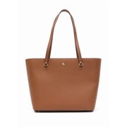 Lauren Ralph Lauren Womens Karly Shpper Medium Tote Brown
