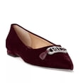 thumbnail image 1 of Lauren Ralph Lauren Women's Lilah Velvet Ballet Flats, 6 B, 1 of 2