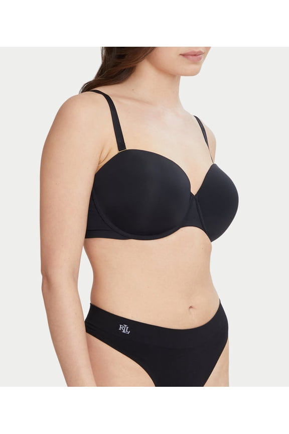 Women's Luxe Smoothing Convertible Strapless Bra 4L0056 - Black, Size 36D