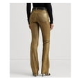 thumbnail image 1 of Lauren Ralph Lauren Women's Metallic High-Rise Boot Jeans Gold B4HP (Regular,10) 32 x 32, 1 of 4