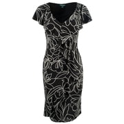 Lauren Ralph Lauren Womens Ruffled Jersey Dress-B-2