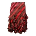 thumbnail image 1 of Lauren Ralph Lauren Women's Striped Ruffled Chiffon Skirt, 1 of 2