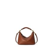 Lauren Ralph Lauren Women's Structured Handbag In Rich Brown Leather Brown